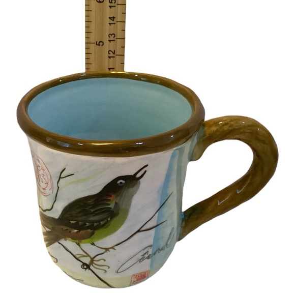 Certified International Mug Susan Winget Songbirds Coffee Mug Tea Cup Set Of 2 - Picture 2 of 5